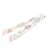 エルメス ツイリー MERVEILLEUSES LANTERNES メルヴェイユーズ ランタン スカーフ ベージュ マルチカラー シルク レディース HERMES 【中古】